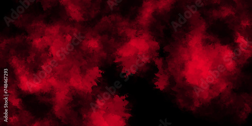 Abstract background with Scary Red and black horror background. Textured Smoke. Old vintage retro red background texture. Abstract Watercolor red grunge background painting. vector illustration.