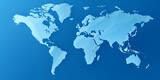 Blue Presentation Background World Map ,Exploring the World in Blue