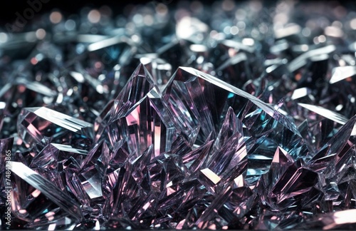Shiny sparkling crystal texture.

