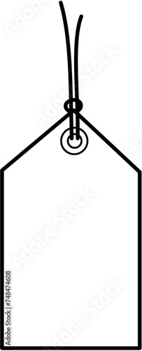 discount shopping tag outline