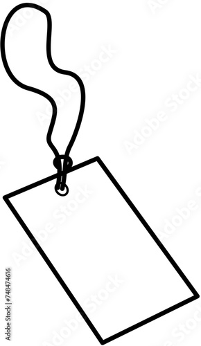 discount shopping tag outline