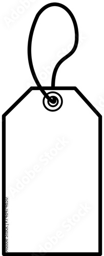 discount shopping tag outline