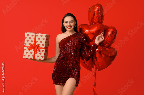 Beautiful young happy woman...