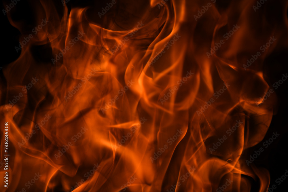Fire flame isolate on black background. Burn flames, abstract texture. Art design for fire pattern, flame texture. Fire flame isolate on black background. Burn flames, abstract texture. Art design for fire pattern, flame texture.