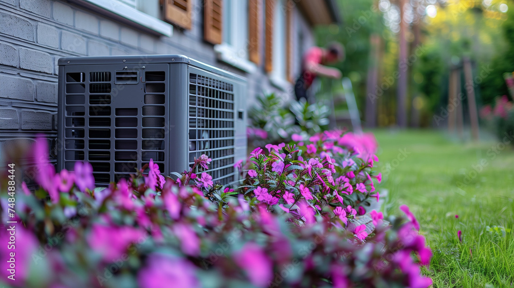 air source heat pump outdoor unit. The energy stored in the air is simply extracted and can be used for heating, hot water and cooling air source heat pump outdoor unit. The energy stored in the air is simply extracted and can be used for heating, hot water and cooling