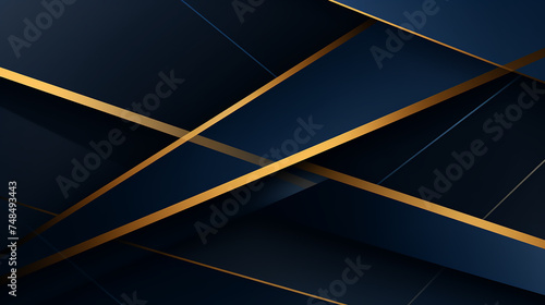 abstract luxury square line gold dark background. 