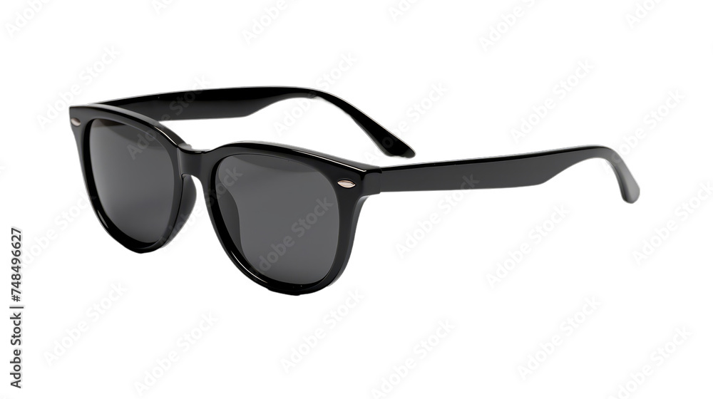 Sunglasses on isolated on transparent png background. Generative ai