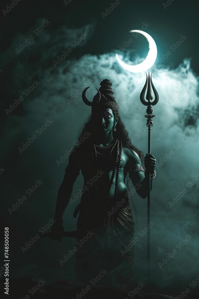 Lord Shiva - The God of Destruction. Fictional Character Created By ...