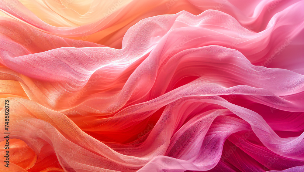Soft Textile Material, Elegant Pink Silk Fabric Wave, Luxury Fashion Design Background, Romantic Decoration Soft Textile Material, Elegant Pink Silk Fabric Wave, Luxury Fashion Design Background, Romantic Decoration