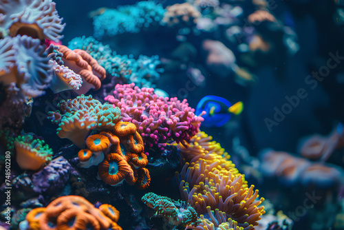 Clownfish Amidst Sea Anemones © ZeroOne_Th
