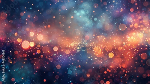 dreamy bokeh effect, where lights blur into a canvas of abstract beauty © MAY