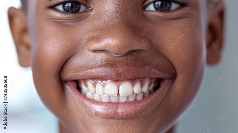 Portrait of a Radiant Child: A Symbol of Dental Health Generative AI Portrait of a Radiant Child: A Symbol of Dental Health Generative AI