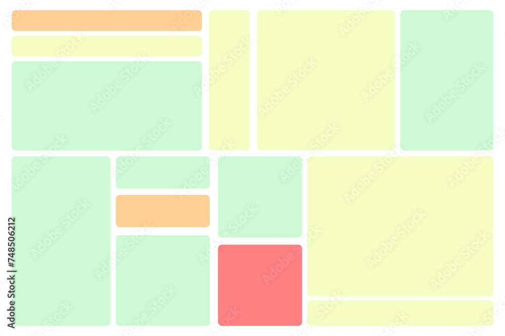 Fototapeta premium Vector Abstract Background with Spring Colors for your Graphic Resource Design