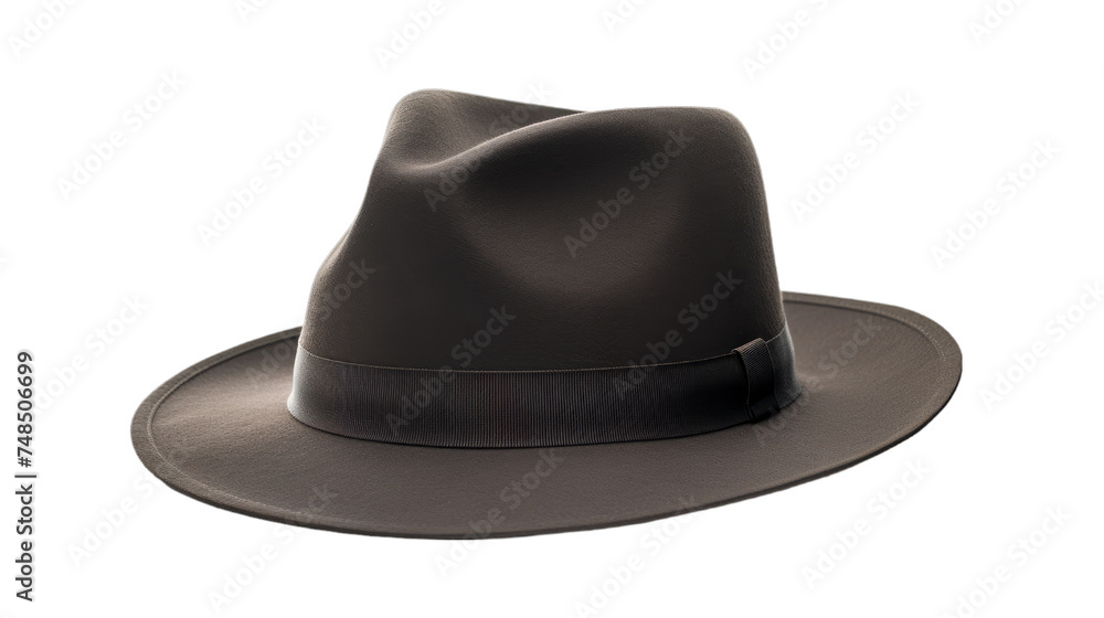 Fedora hat on isolated on transparent png background. Generative ai
Fedora hat on isolated on transparent png background. Generative ai