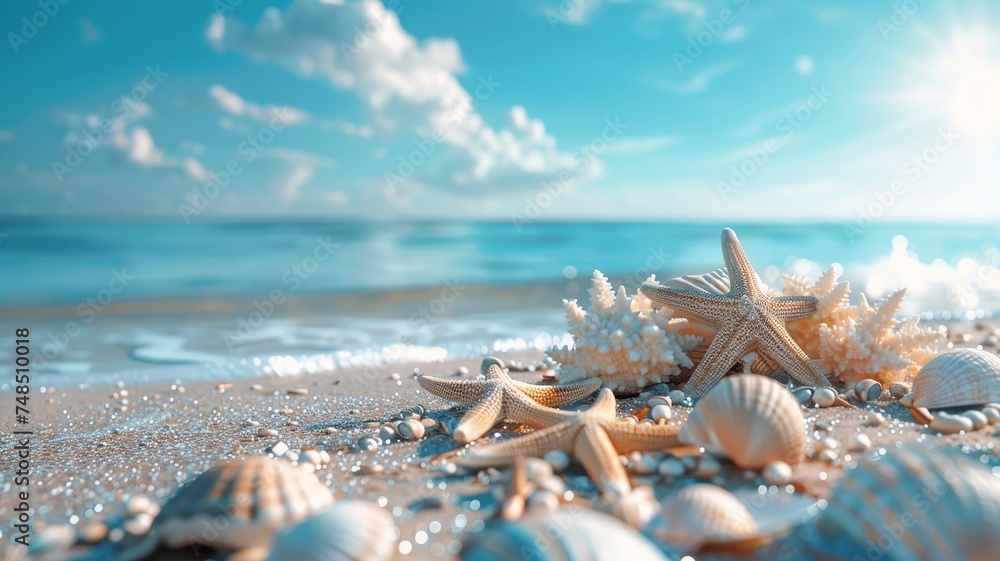 Summer vibes are strong with this beach-ready assortment under a clear sky Summer vibes are strong with this beach-ready assortment under a clear sky