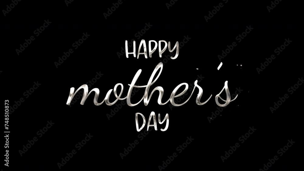 Animated happy Mothers Day text isolated on transparent background. Perfect for greeting cards, social media posts, and other Mothers Day designs.
Animated happy Mothers Day text isolated on transparent background. Perfect for greeting cards, social media posts, and other Mothers Day designs.