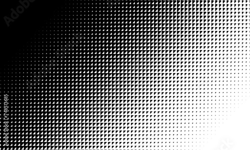 Black on white background. Black and white dissolve halftone grunge effect. Vector Illustration