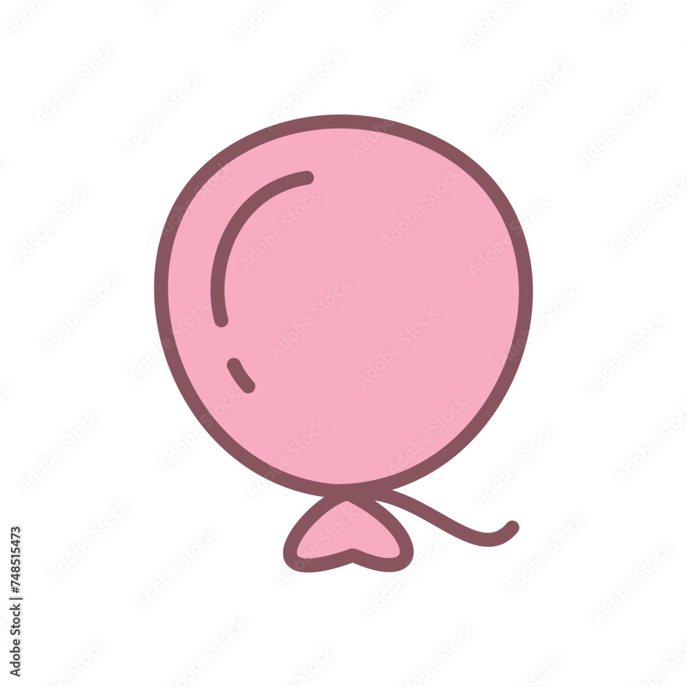 Cute balloon icon. Hand drawn illustration of a red balloon isolated on a white background. Kawaii sticker. Vector 10 EPS.
Cute balloon icon. Hand drawn illustration of a red balloon isolated on a white background. Kawaii sticker. Vector 10 EPS.