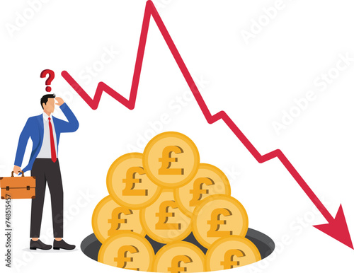 Economic Depression, Accidents and Disasters, Adult, Adversity, Anxiety, British Currency, Businessman,