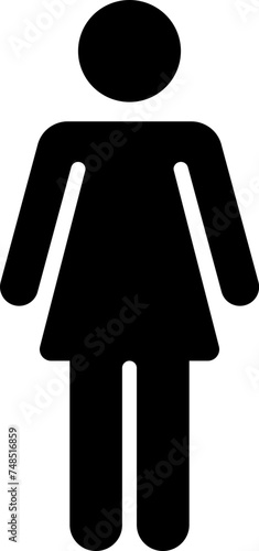 a female pictogram
