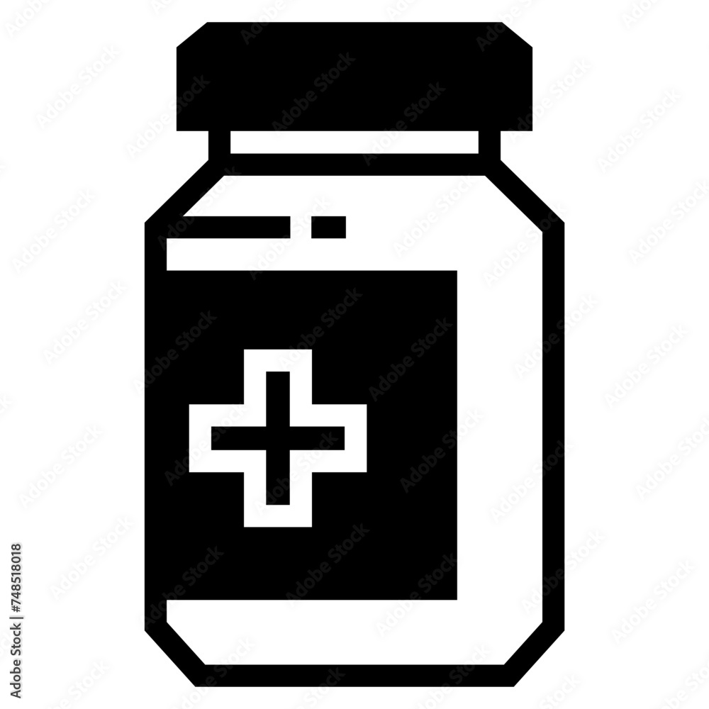 Obraz premium Pills icon vector for web and mobile app. capsule icon. Drug sign and symbol