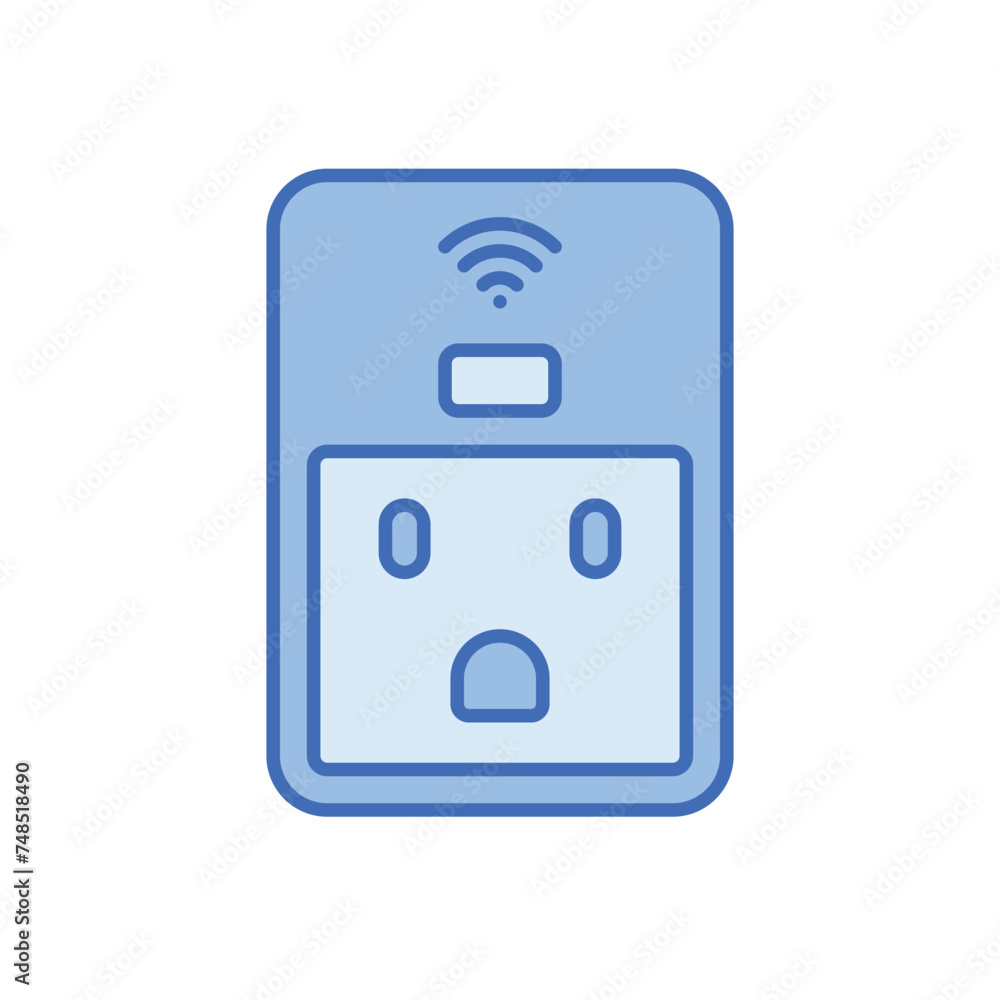 Smart Plug icon vector stock illustration Smart Plug icon vector stock illustration