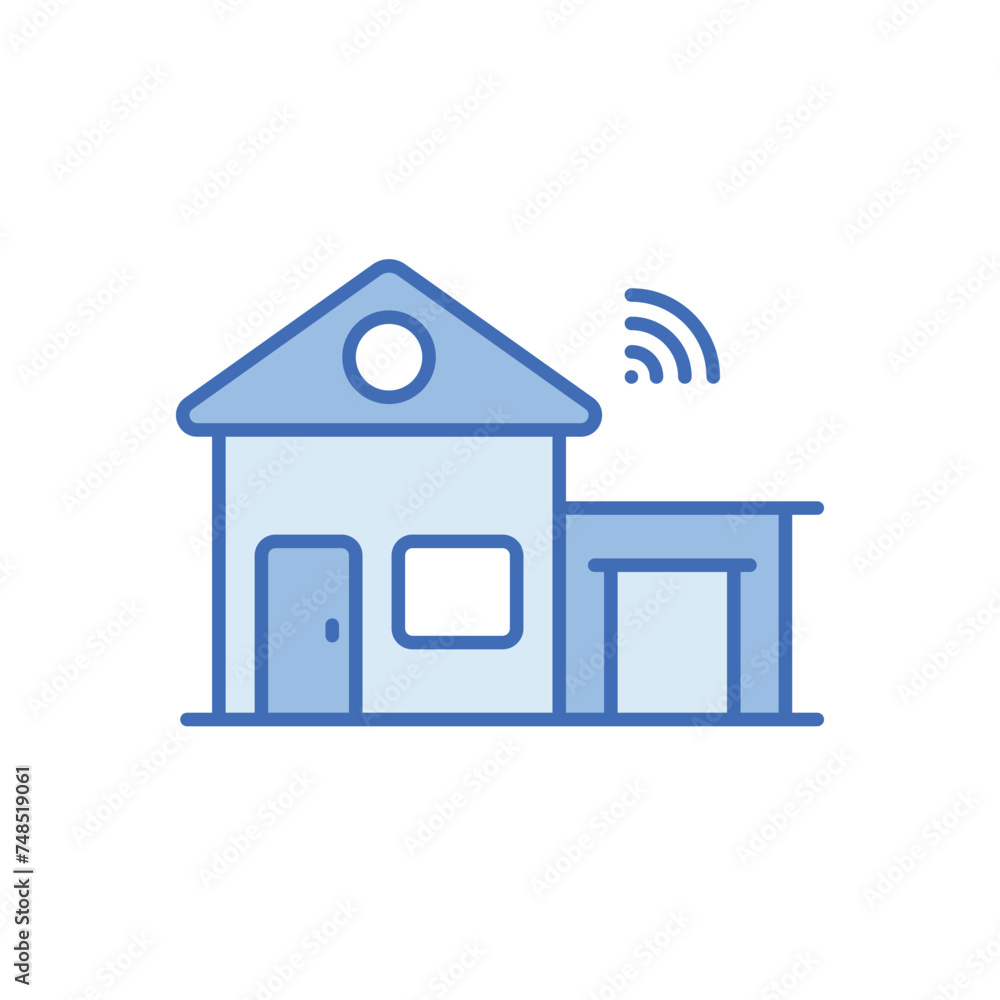 Smart Home icon vector stock illustration Smart Home icon vector stock illustration