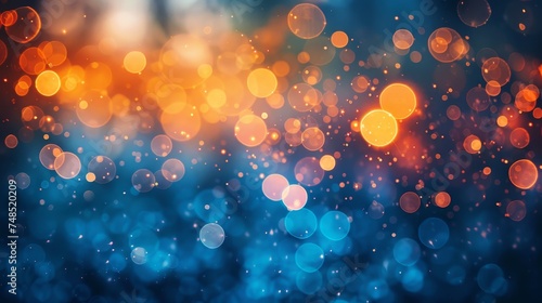 Depict the serene beauty of bokeh backgrounds, where light and texture converge in harmony