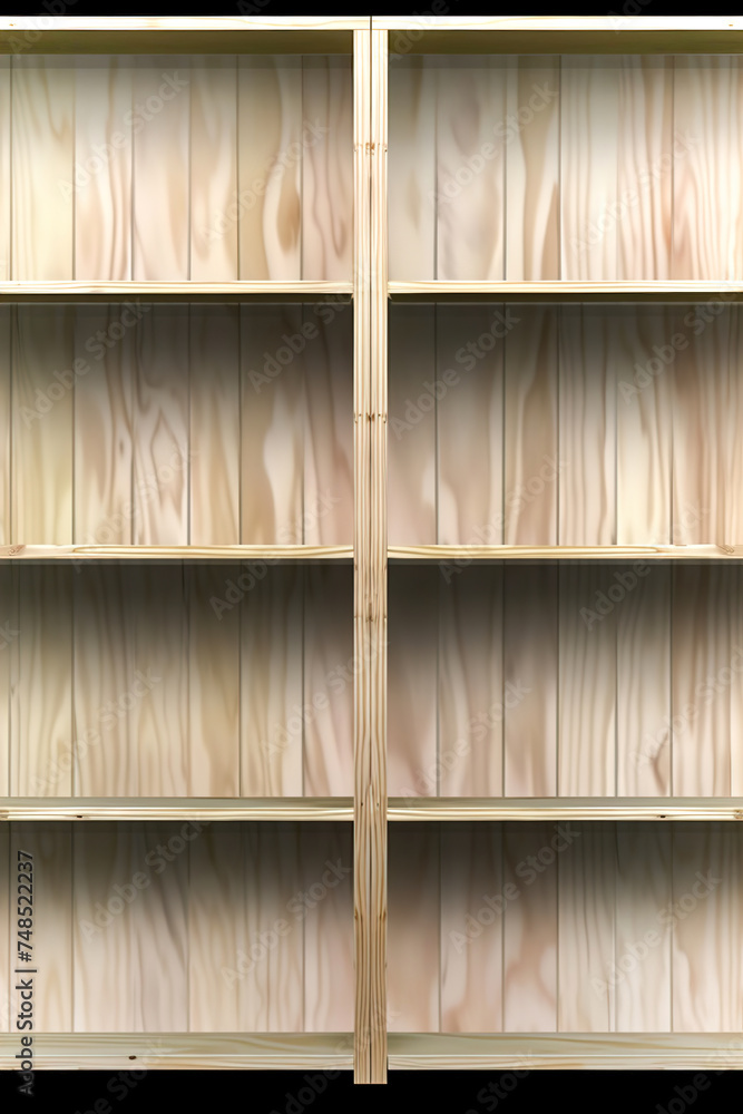 Wooden empty shelves for products and background. Wooden empty shelves for products and background.