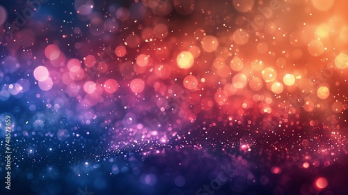 Create a visual symphony of festive bokeh, where colors blend to form a tapestry of light