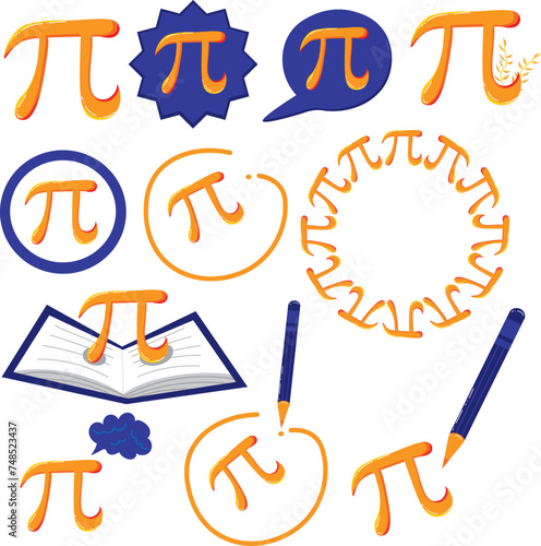 World Pi Day Illustration