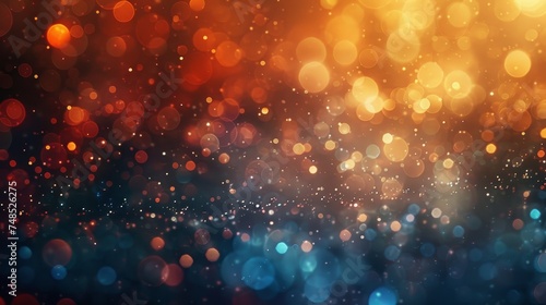 mesmerizing essence of sparkling bokeh, where light and color dance in harmony