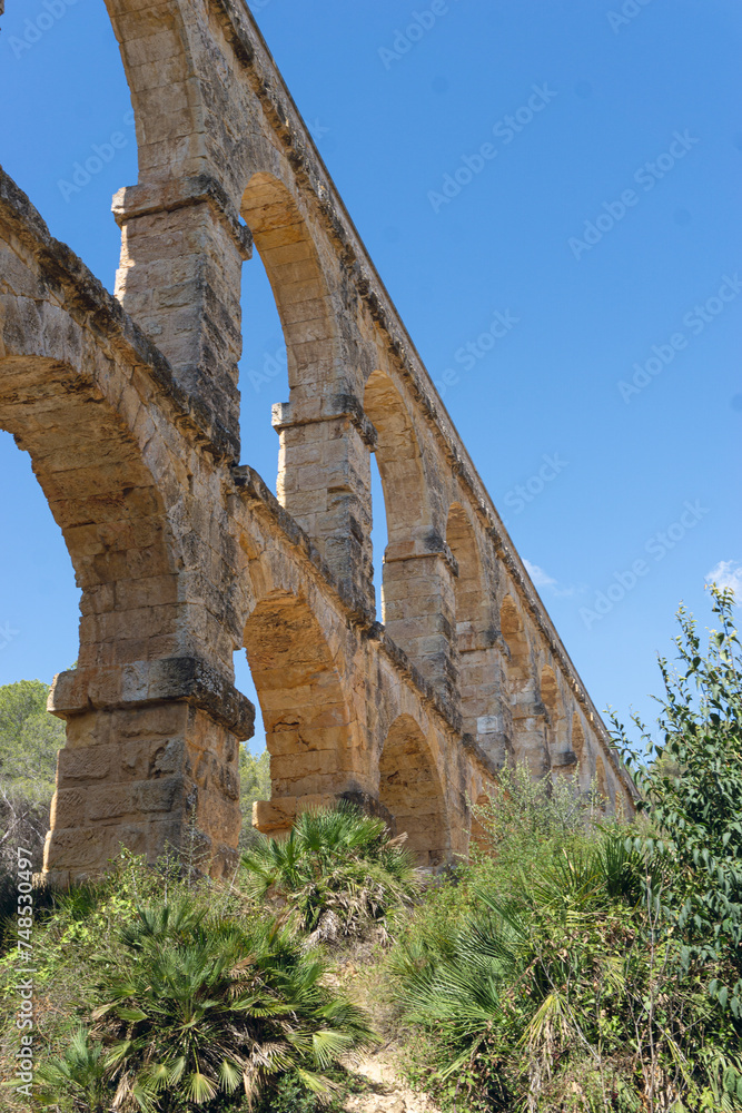 Teufelsbrücke Aquädukt bei Tarragona in Katalonien