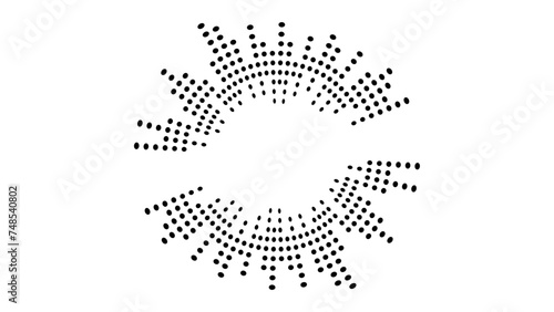 sound waveform pattern for radio podcasts, music player, video editor, voise message in social media chats, voice assistant, recorder. Circular music sound graphic design. vector illustration