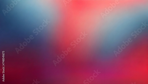 Blurred gradient Bluish madder red abstract background illustration. photo