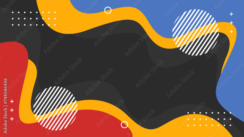 Beautiful multicolor waving background. Abstract geometric wallpaper in flat style. Suitable for web design, templates, banners, cards, covers and others Beautiful multicolor waving background. Abstract geometric wallpaper in flat style. Suitable for web design, templates, banners, cards, covers and others