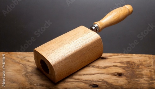 old wooden rolling pin