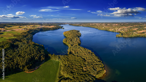 Kaszuby. Jezioro Raduńskie Dolne.