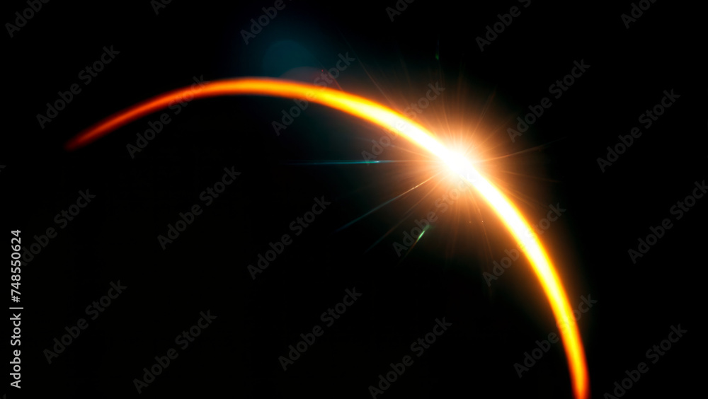 Obraz premium Lens flare overlay