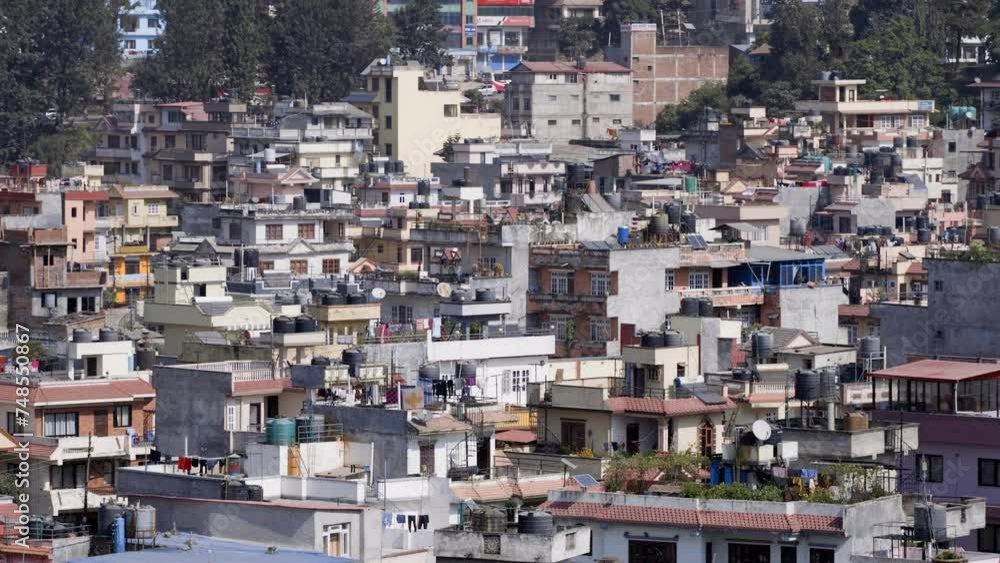 Nepal, Kathmandu city centre high-rise Nepal, Kathmandu city centre high-rise