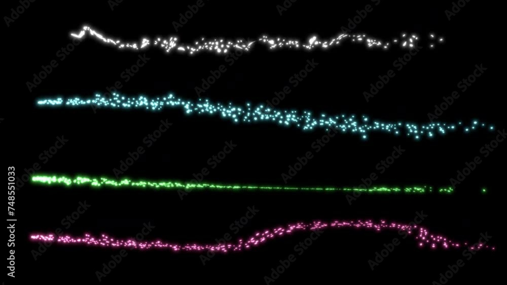 flying particles with turbulence, colorful selection 4k graphic flying particles with turbulence, colorful selection 4k graphic