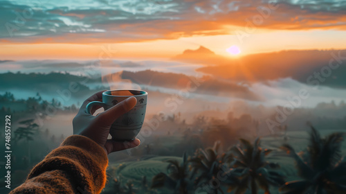 Generative AI, Sunrise Solitude: Savoring the Morning Peace