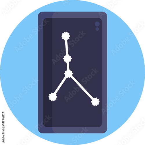 The Cancer Constellation is depicted as a celestial crab in astrology, symbolizing the nurturing and protective qualities associated with this zodiac sign.