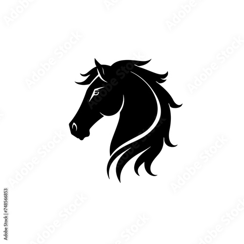 Fototapeta Naklejka Na Ścianę i Meble -  Horses Vector Logo