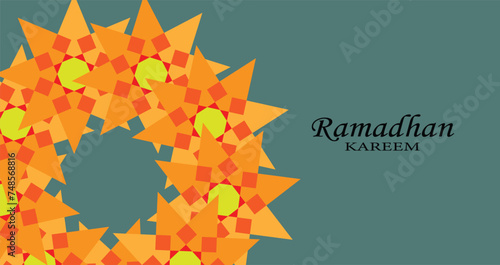 Ramadan Kareem Banner. Ramadan kareem muslim religion holy month. 