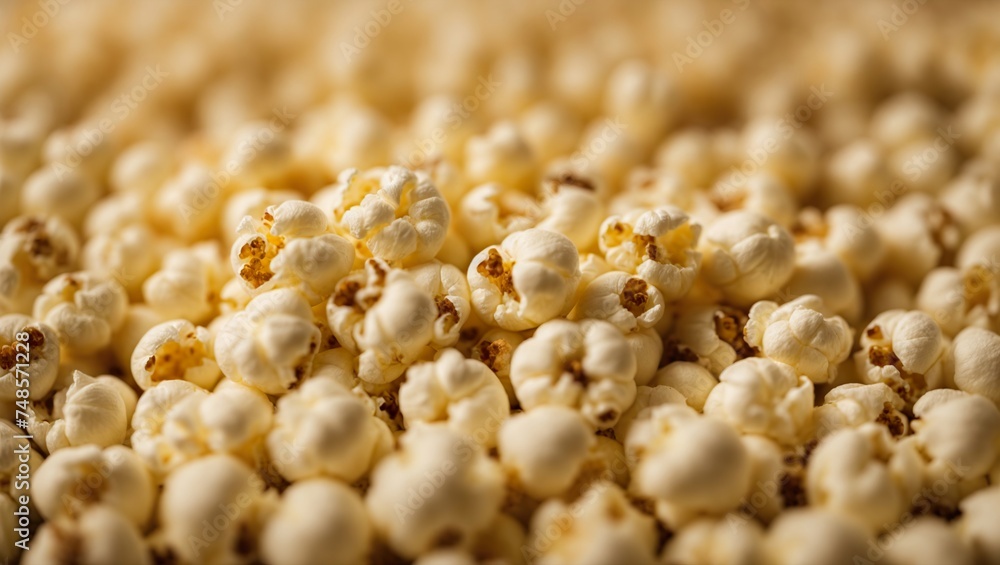 Macro closeup shot of popcorn with shallow depth of field. Macro closeup shot of popcorn with shallow depth of field.