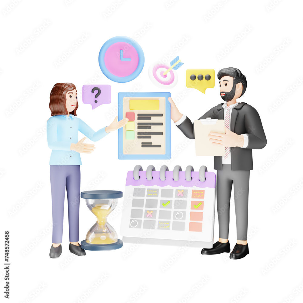 Work Plan - 3D Character Illustration for Business Planning Work Plan - 3D Character Illustration for Business Planning