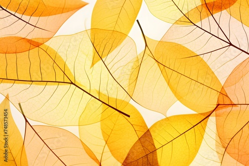 Seamless background autumn leaves pattern 