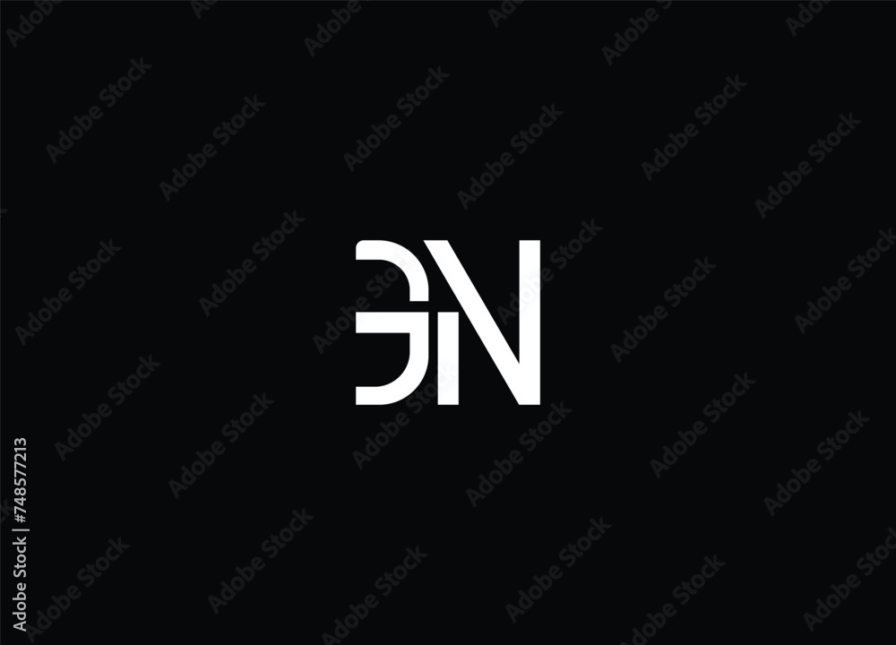 GN abstract logo design and creative logo GN abstract logo design and creative logo