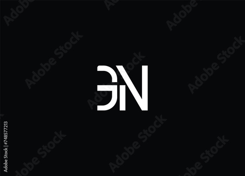 GN abstract logo design and creative logo